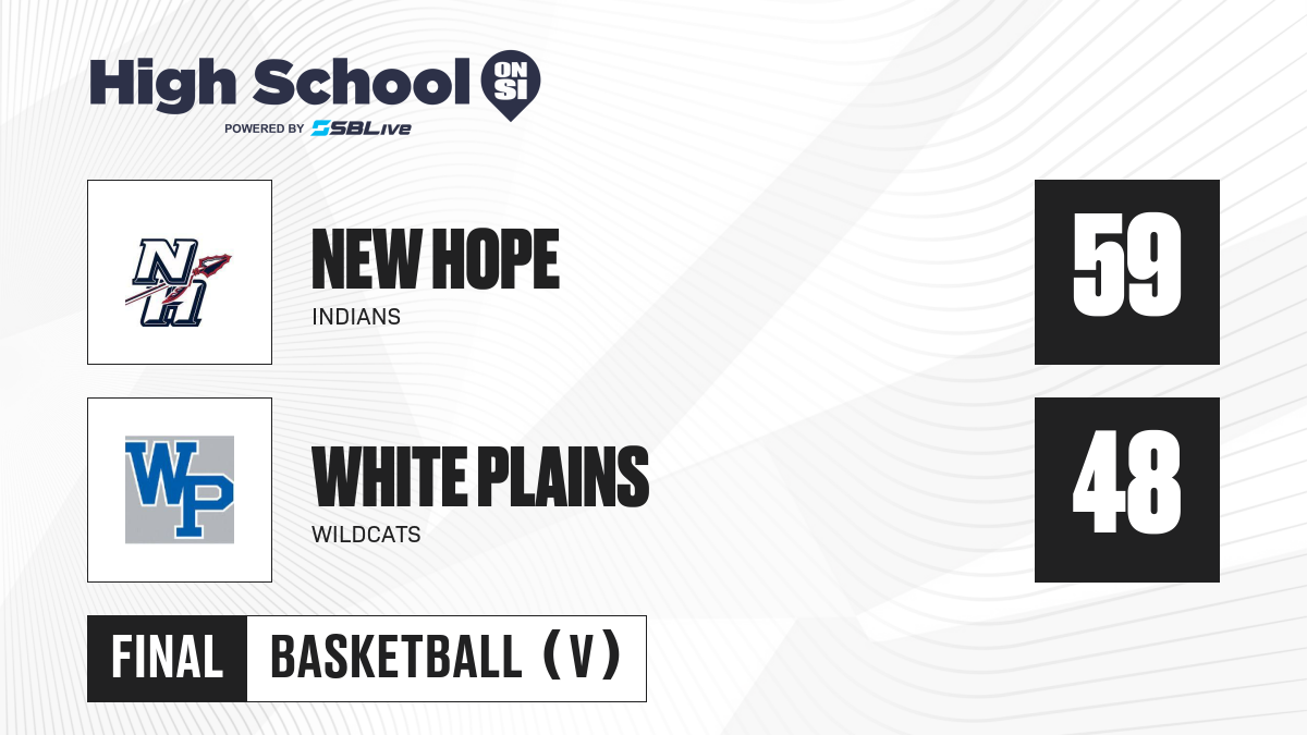 New Hope vs White Plains Boys Basketball - Feb 10, 2024 - scorebooklive.com