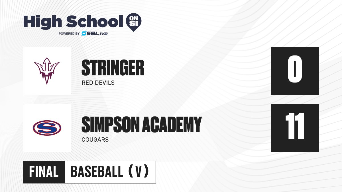 Stinger High School Baseball National Championship 2024 Stringer vs Simpson Academy Baseball - Feb 22, 2024 - High School On SI