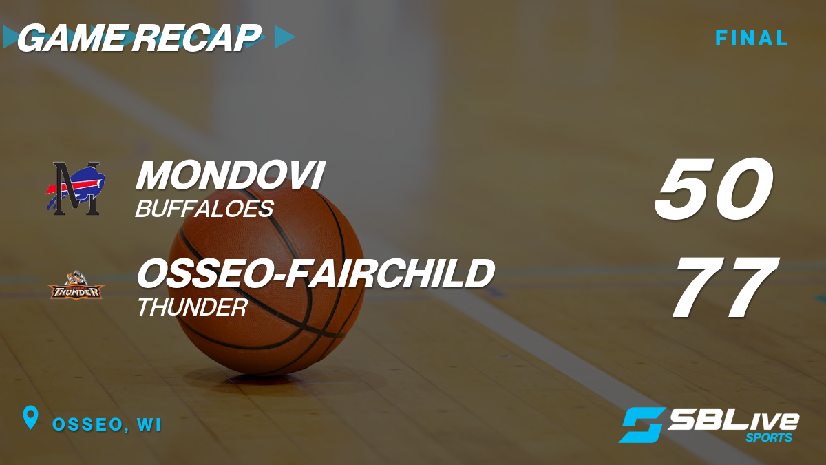 Mondovi vs OsseoFairchild Boys Basketball Feb 27, 2024