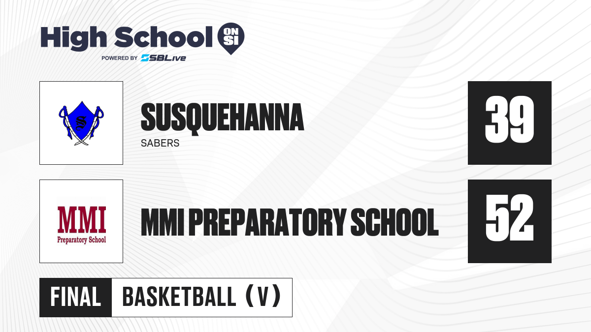 Susquehanna vs MMI Preparatory School Boys Basketball Feb 26, 2024