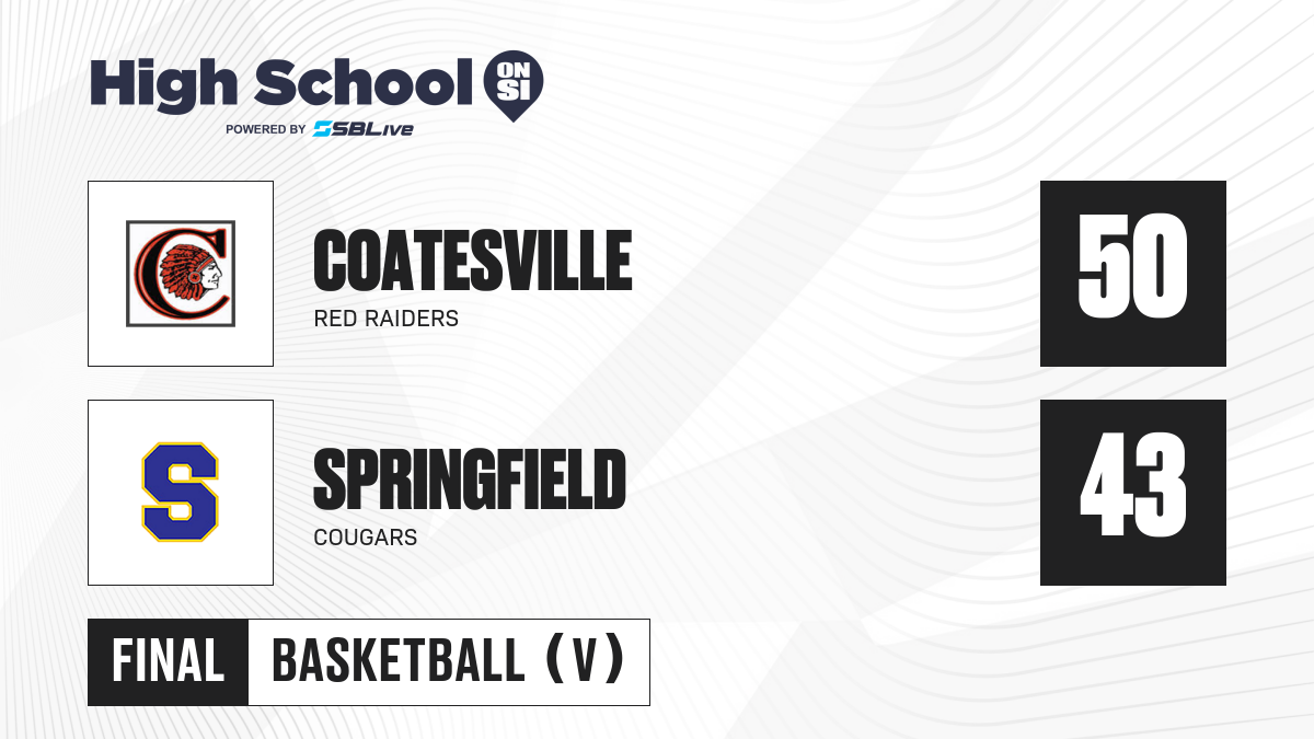 Coatesville vs Springfield Boys Basketball - Feb 27, 2024 ...