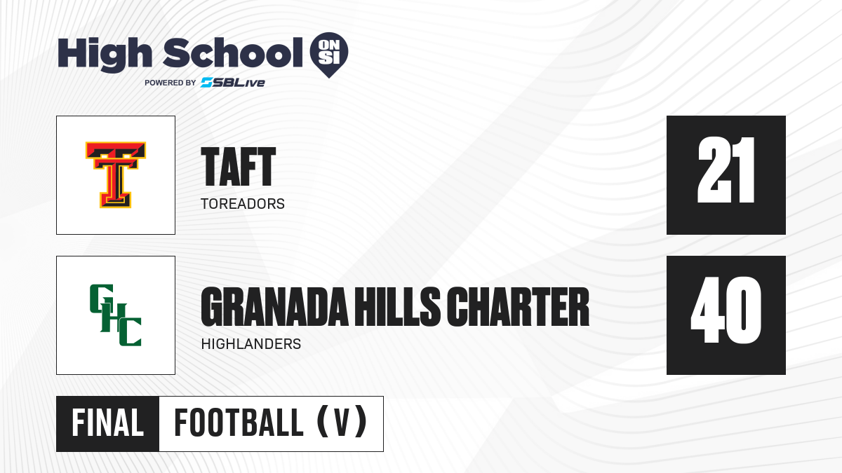 Taft vs Granada Hills Charter Football Oct 11, 2024