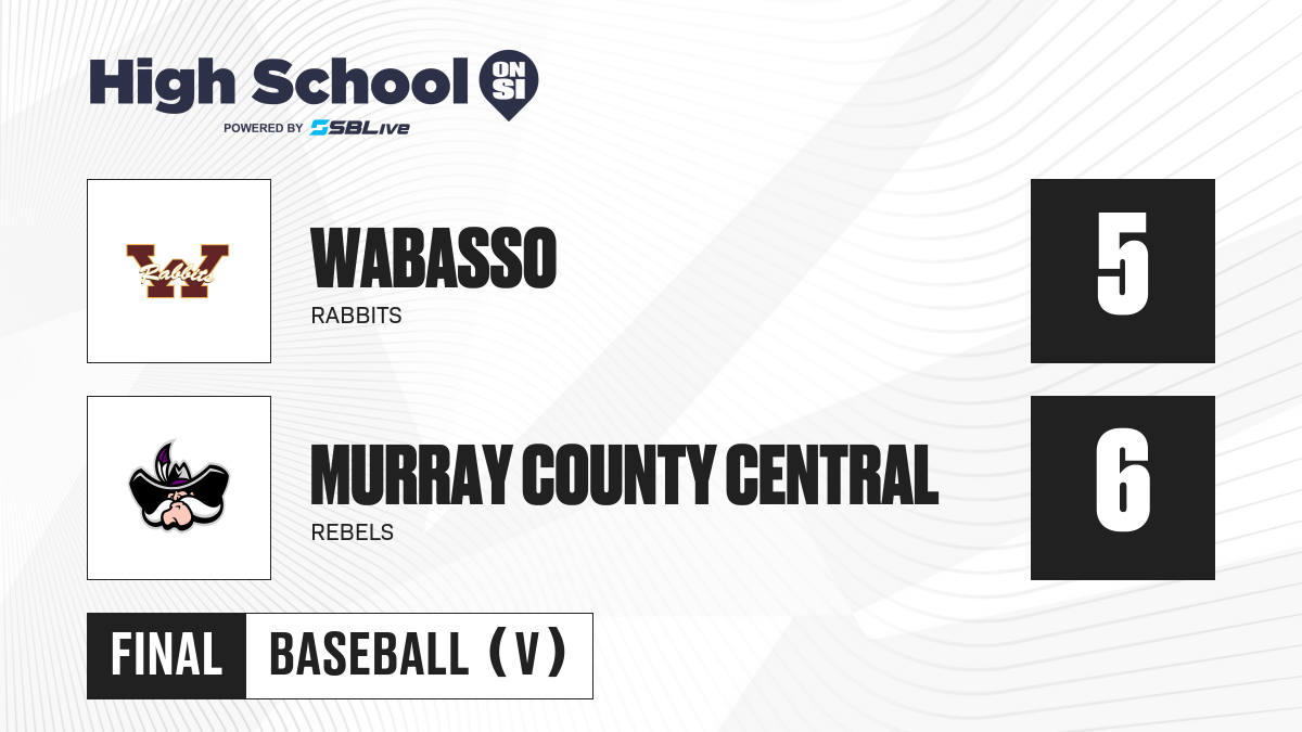 Wabasso vs Murray County Central Baseball May 25, 2024