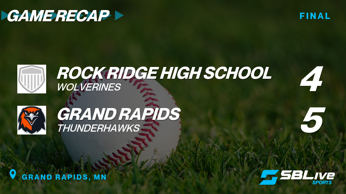 Rock Ridge High School vs Grand Rapids Baseball May 30, 2024