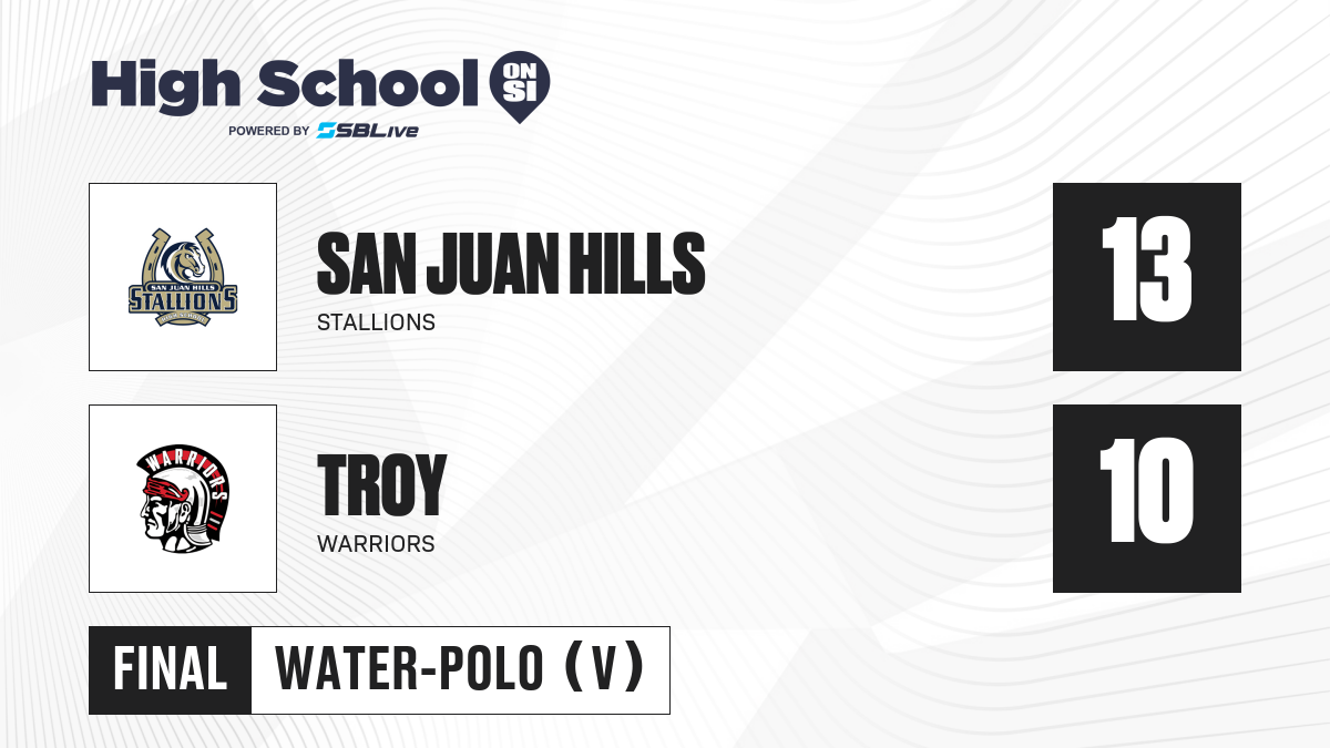 San Juan Hills vs Troy Girls Water Polo - Jan 9, 2020 - scorebooklive.com