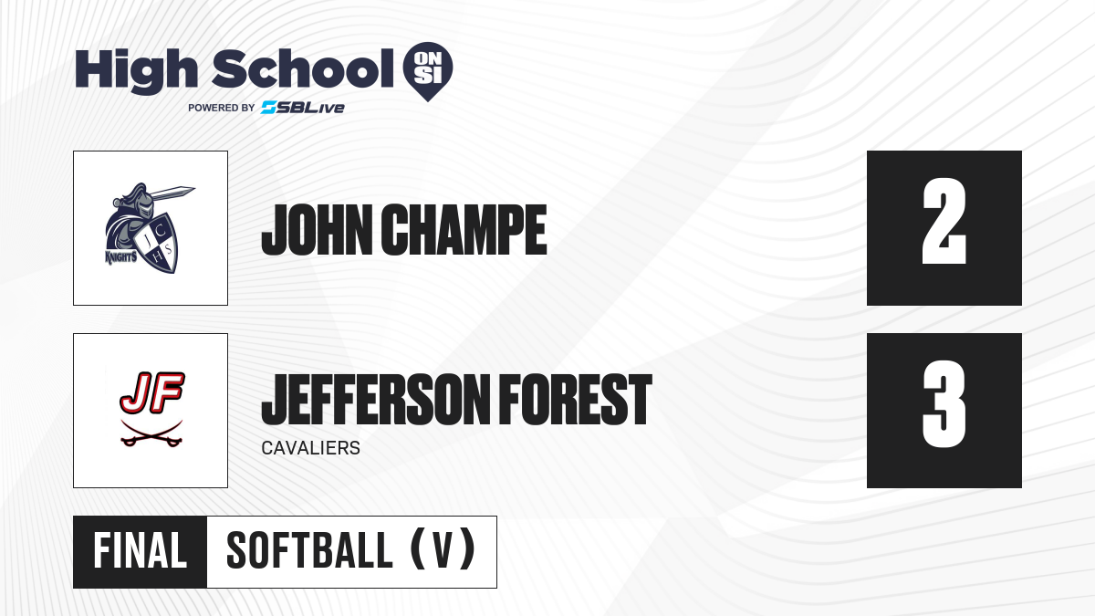 John Champe vs Jefferson Forest Softball - Jun 4, 2024 - scorebooklive.com