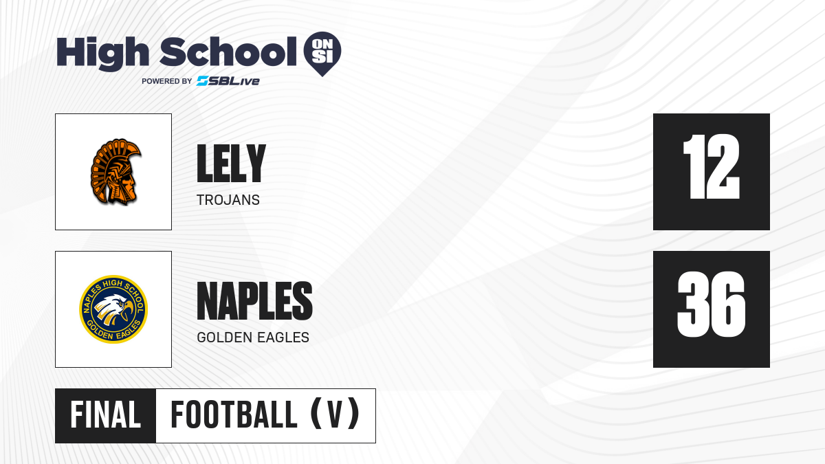 Scorebookcast Lely vs Naples Football Oct 18, 2024 High School On SI