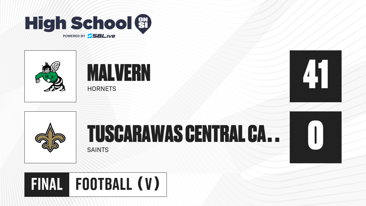 Malvern vs Tuscarawas Central Catholic Football Oct 19, 2024 High