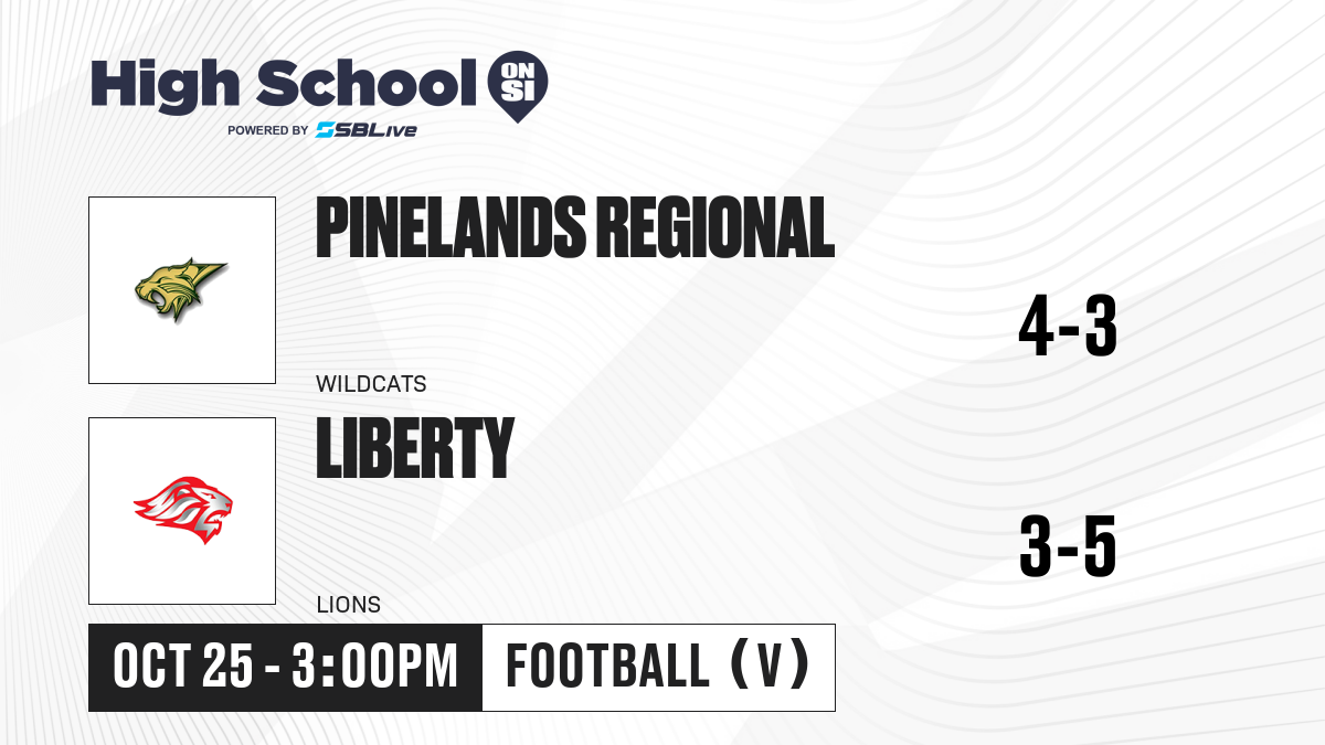 Pinelands Regional vs Liberty Football Oct 25, 2024 High School On SI