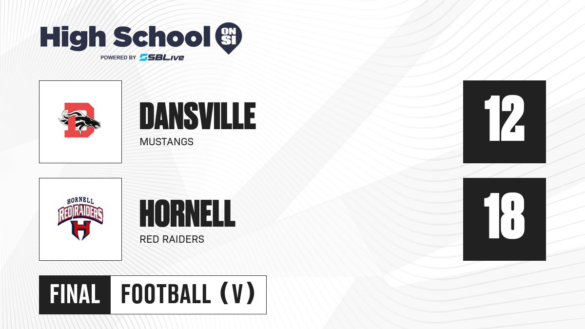 Dansville vs Hornell Football Oct 26, 2024 High School On SI