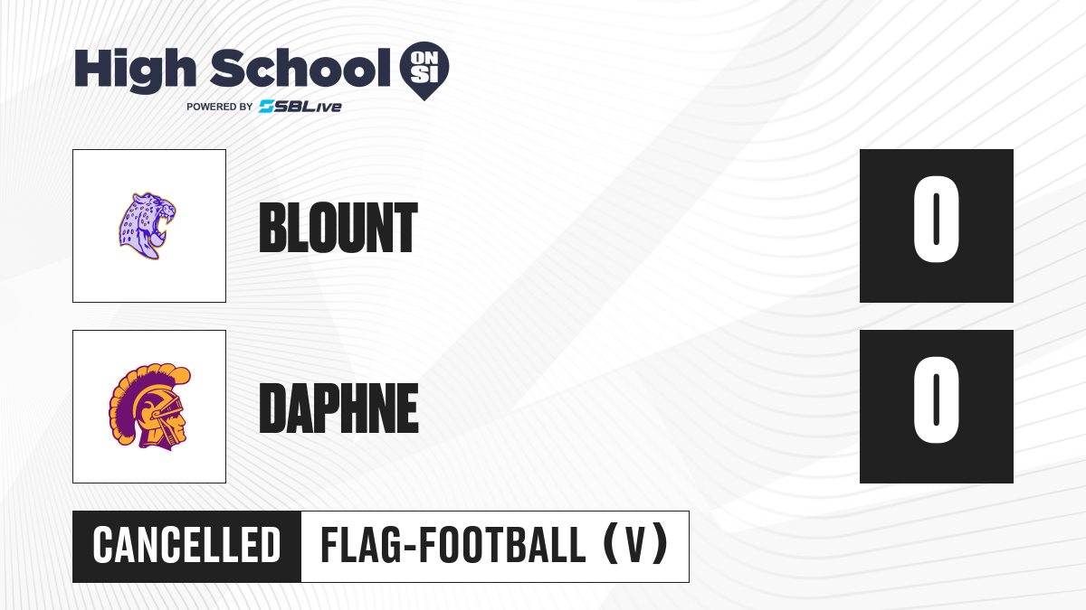 Blount vs Daphne Flag Football Oct 24, 2024 High School On SI