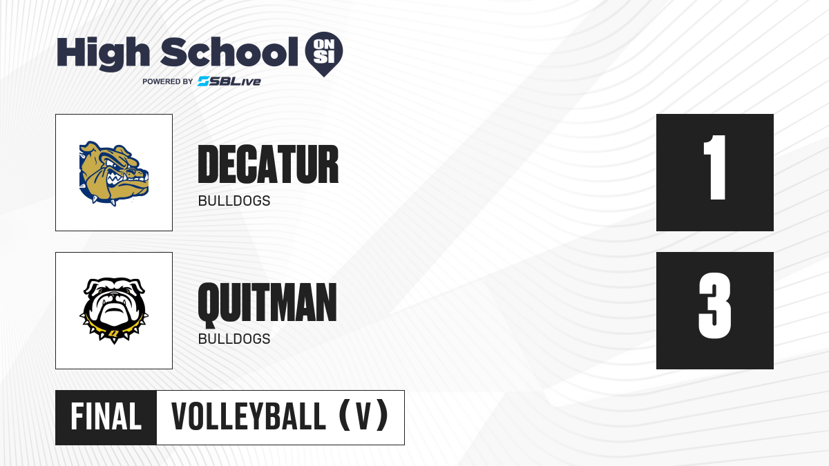 Decatur vs Quitman Girls Volleyball Oct 22, 2024 High School On SI