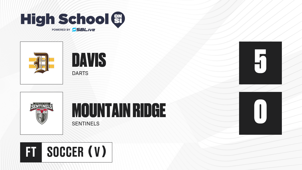 Davis vs Mountain Ridge Girls Soccer Oct 22, 2024 High School On SI