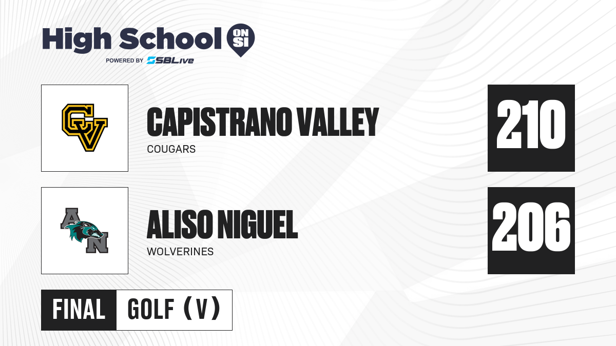 Capistrano Valley vs Aliso Niguel Girls Golf Sep 19, 2024 High