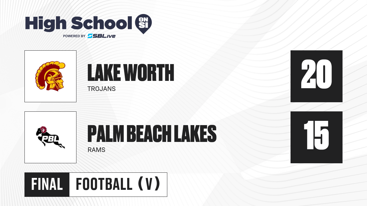 Lake Worth vs Palm Beach Lakes Football Oct 18, 2024 High School On SI
