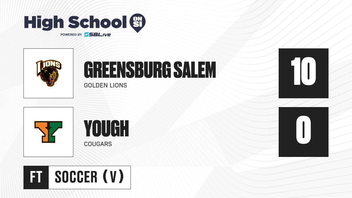 Greensburg Salem vs Yough Boys Soccer Oct 18, 2024 High School On SI