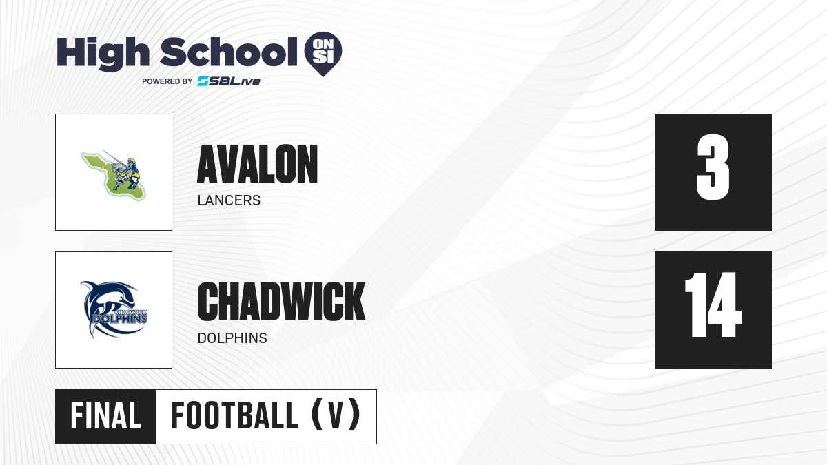 Avalon vs Chadwick Football Oct 18, 2024 High School On SI