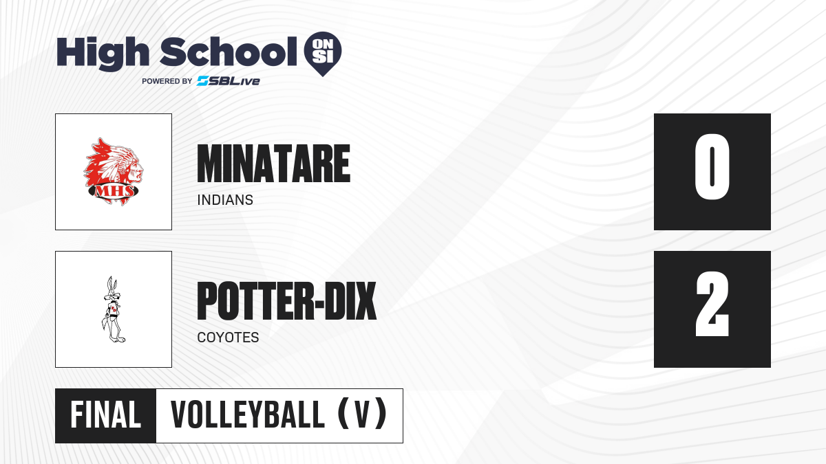 Minatare vs PotterDix Girls Volleyball Oct 19, 2024 High School On SI
