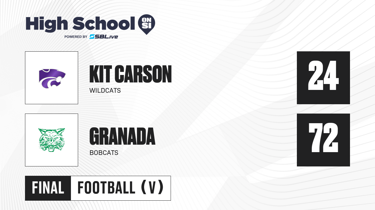 Kit Carson vs Granada Football Nov 1, 2024 High School On SI