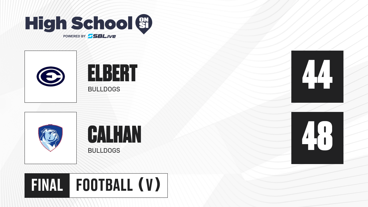Elbert vs Calhan Football Nov 1, 2024 High School On SI