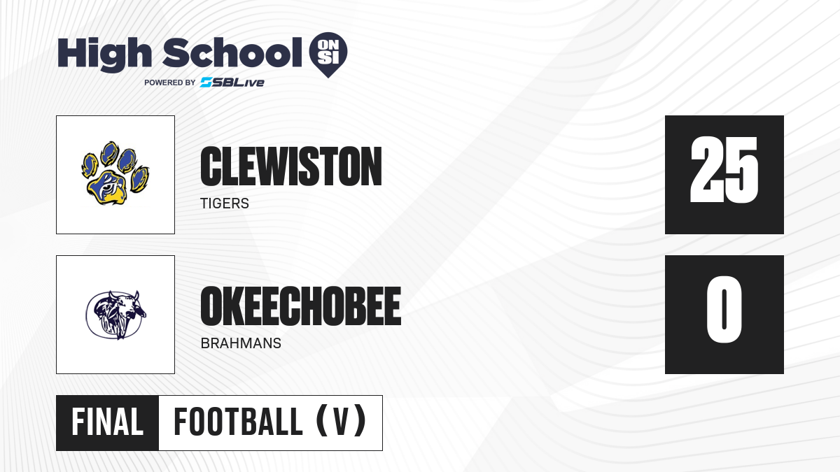 Clewiston vs Okeechobee Football Nov 1, 2024 High School On SI