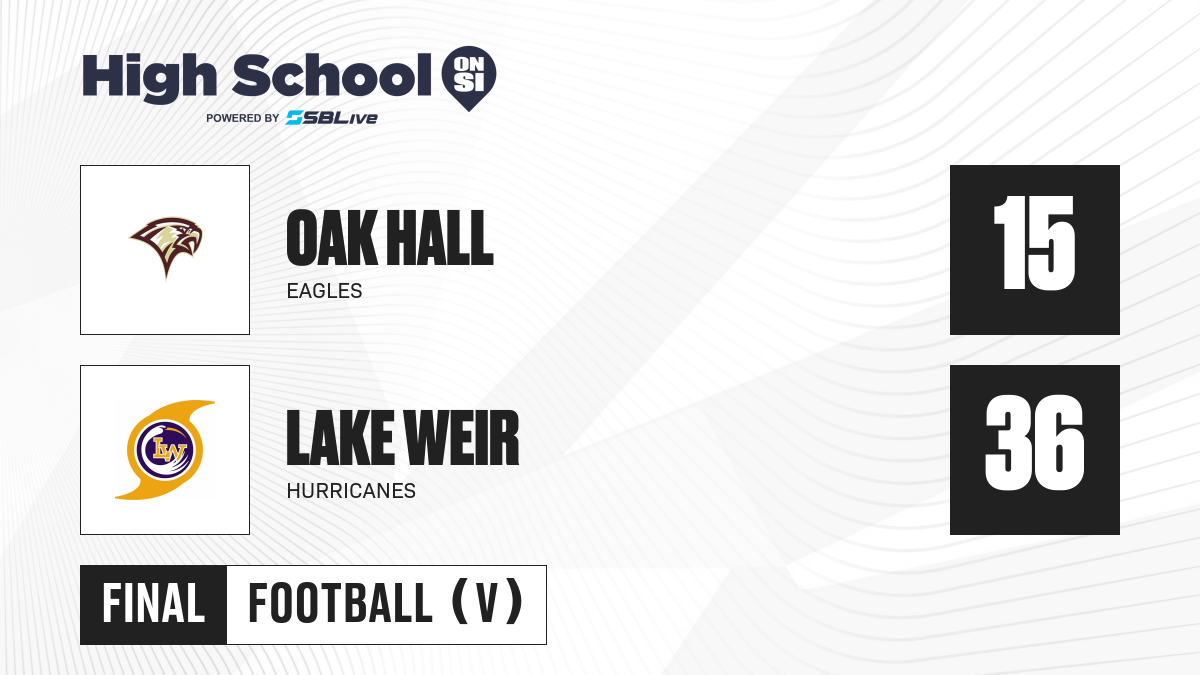 Oak Hall vs Lake Weir Football Oct 25, 2024 High School On SI