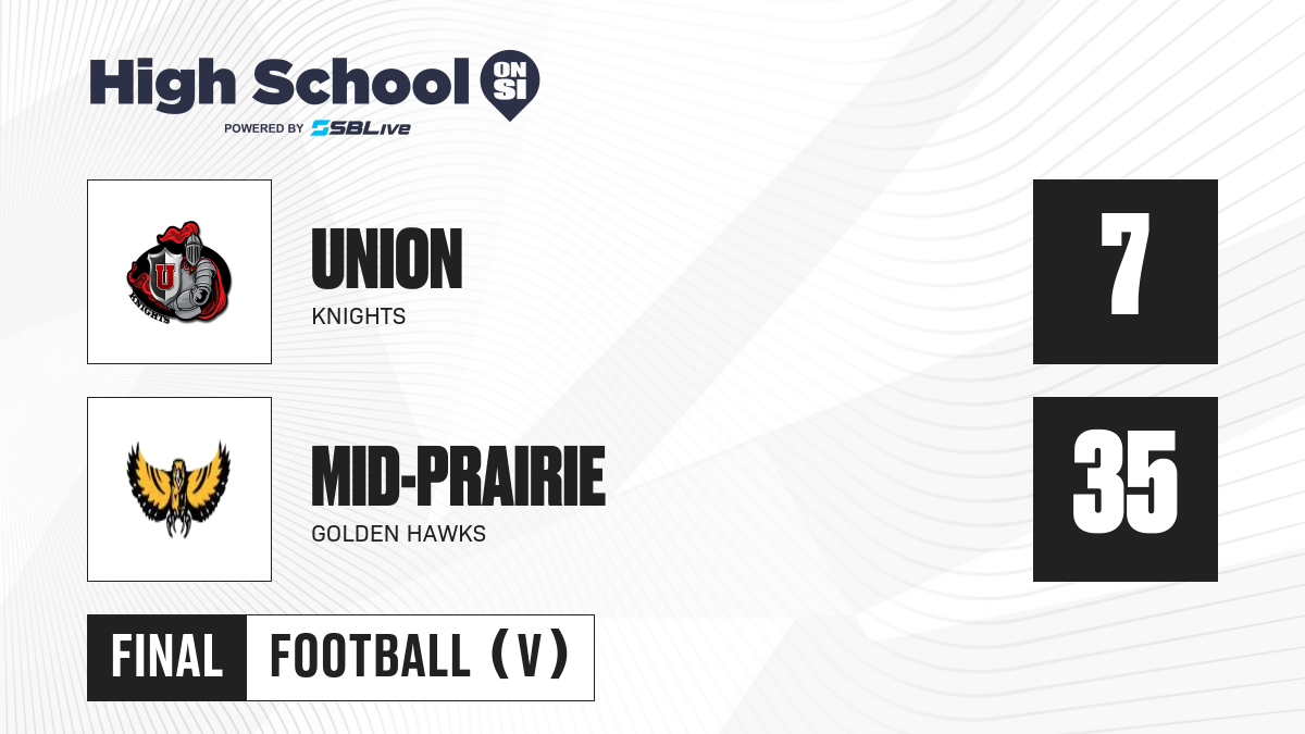 Union vs MidPrairie Football Oct 25, 2024 High School On SI