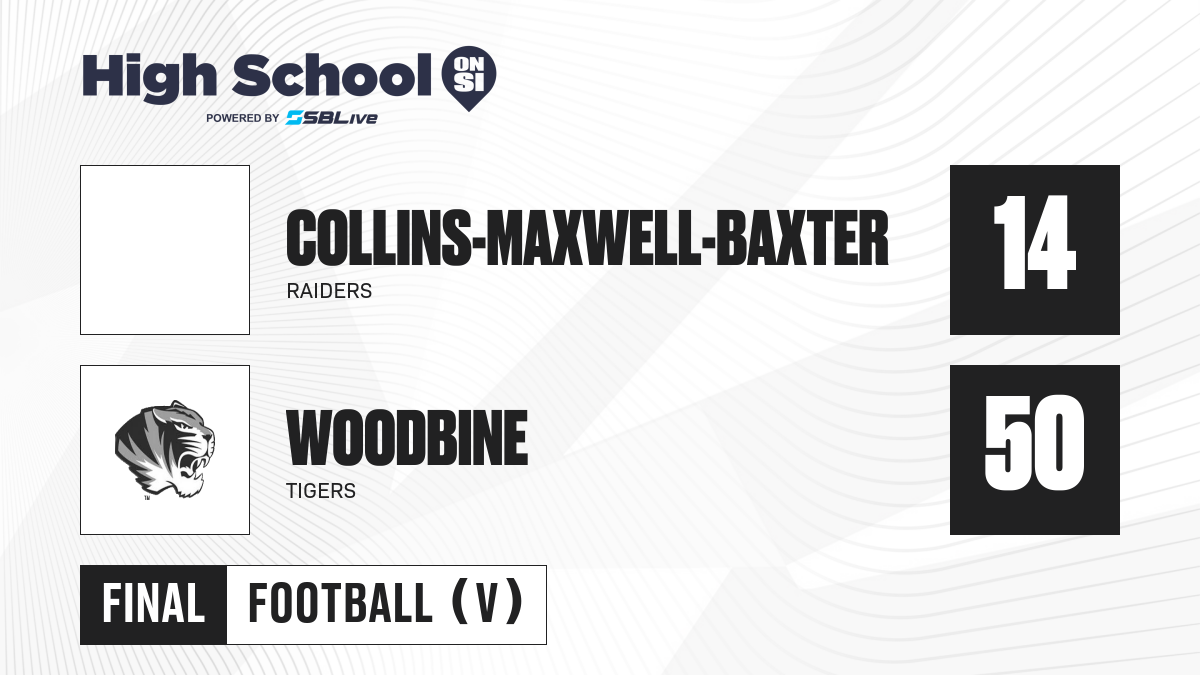 CollinsMaxwellBaxter vs Woodbine Football Oct 25, 2024 High