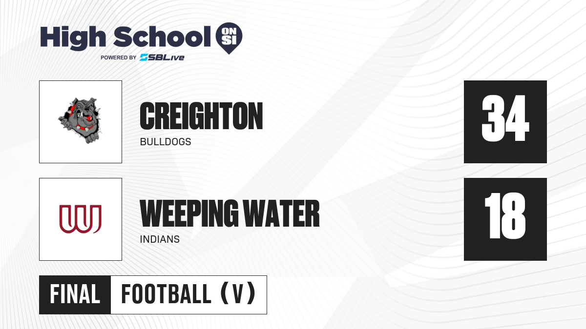 Creighton vs Weeping Water Football Oct 24, 2024 High School On SI