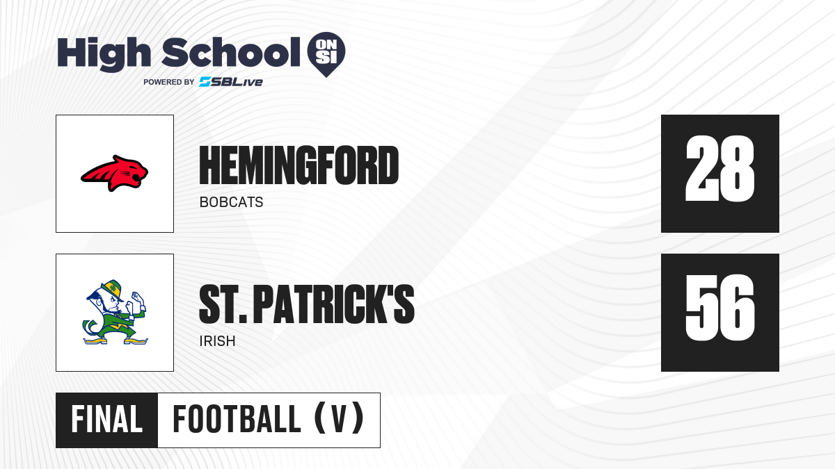 Hemingford vs St. Patrick's Football Oct 24, 2024 High School On SI