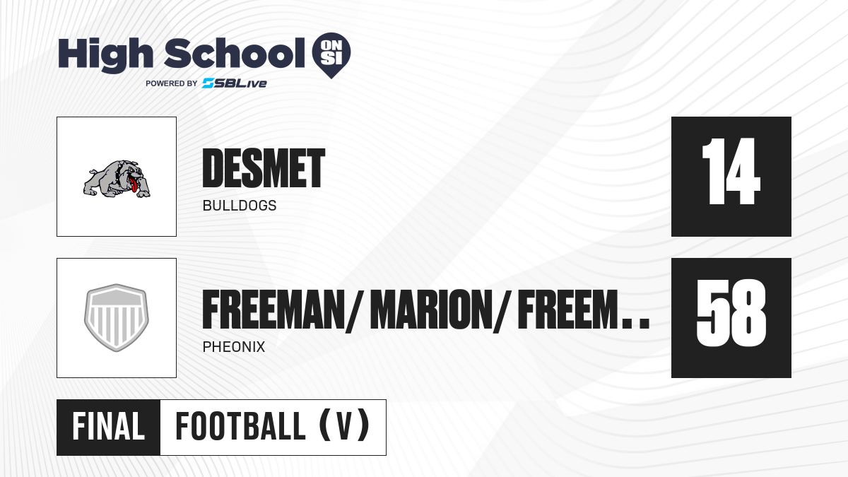 DeSmet vs Freeman/ Marion/ Freeman Academy Coop Football Oct 24