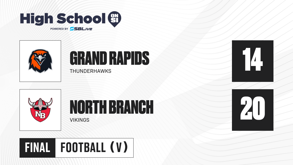 Grand Rapids vs North Branch Football Oct 26, 2024 High School On SI