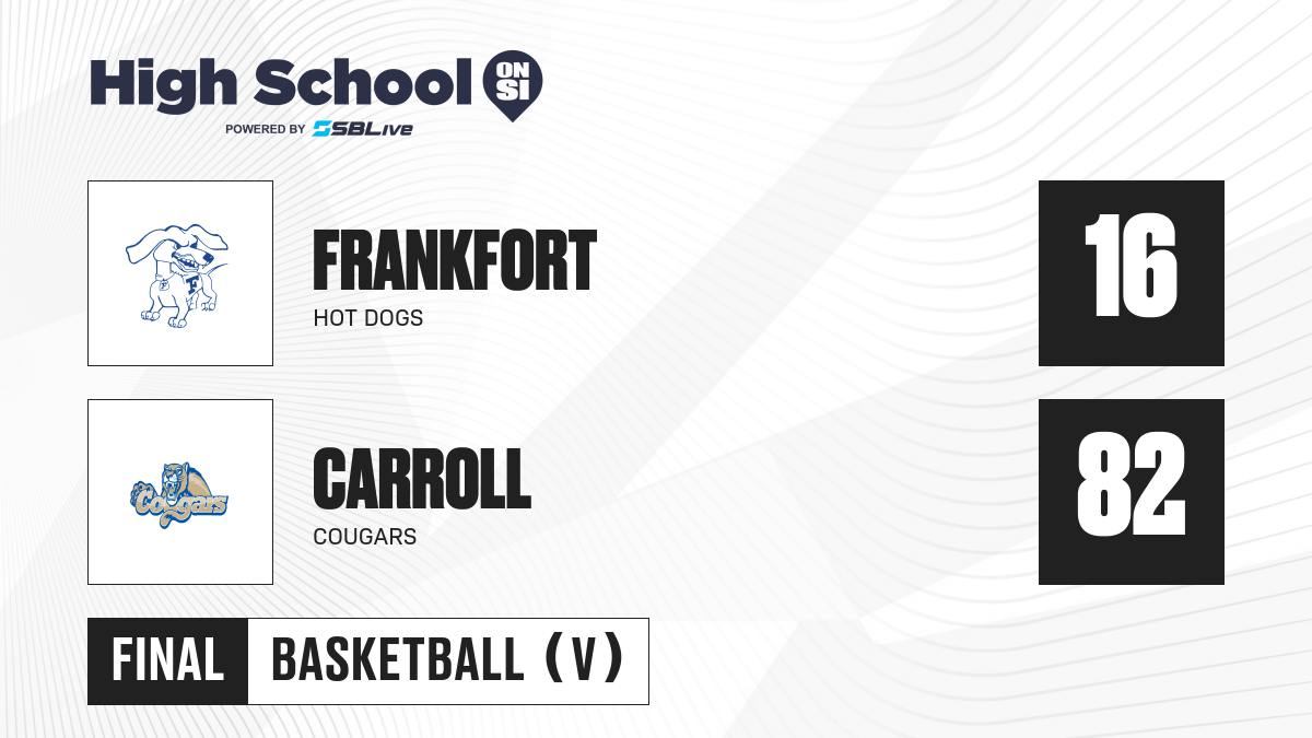 Frankfort vs Carroll Girls Basketball Nov 6, 2024 High School On SI