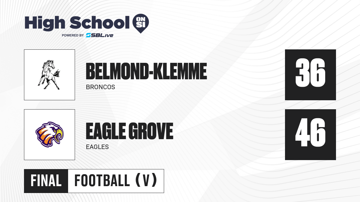 BelmondKlemme vs Eagle Grove Football Oct 25, 2024 High School On SI
