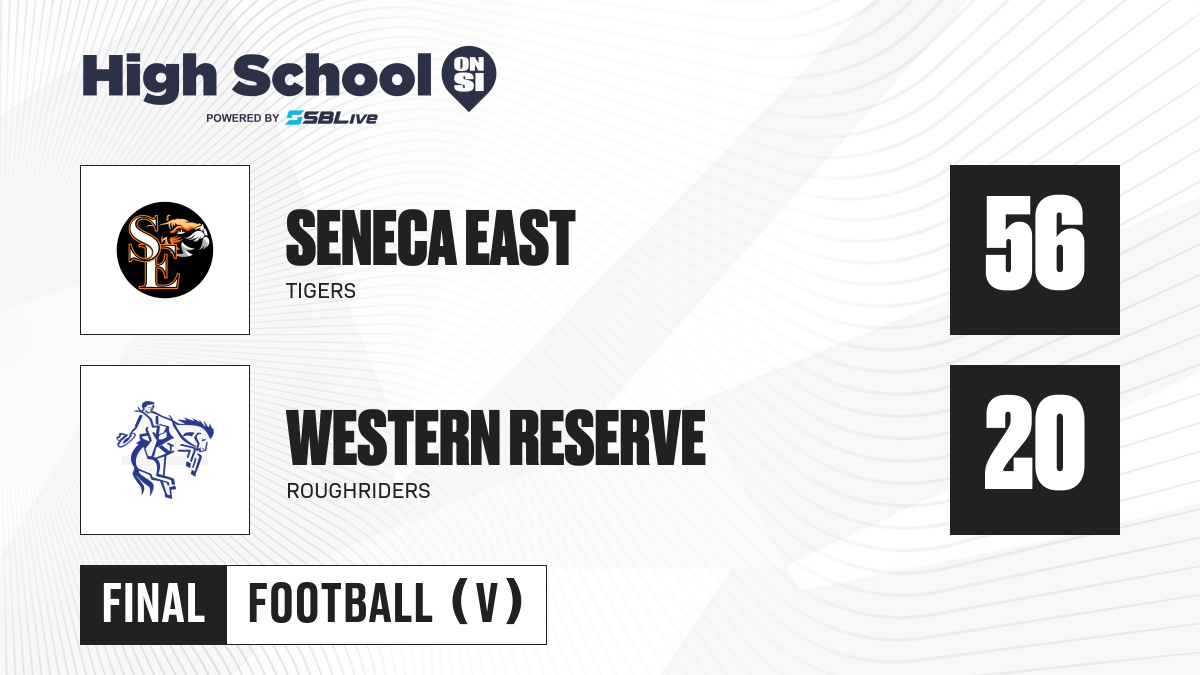 Seneca East vs Western Reserve Football Nov 1, 2024 High School On SI