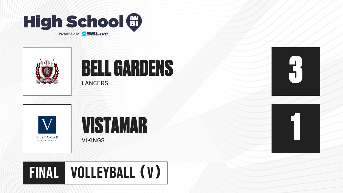 Bell Gardens vs Vistamar Girls Volleyball Oct 30, 2024 High School