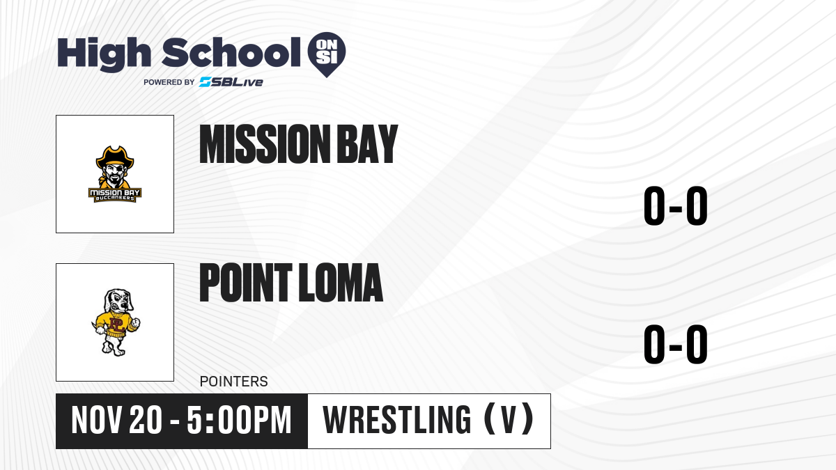 Mission Bay Vs Point Loma Wrestling Nov 20 2024 High School On Si 3010