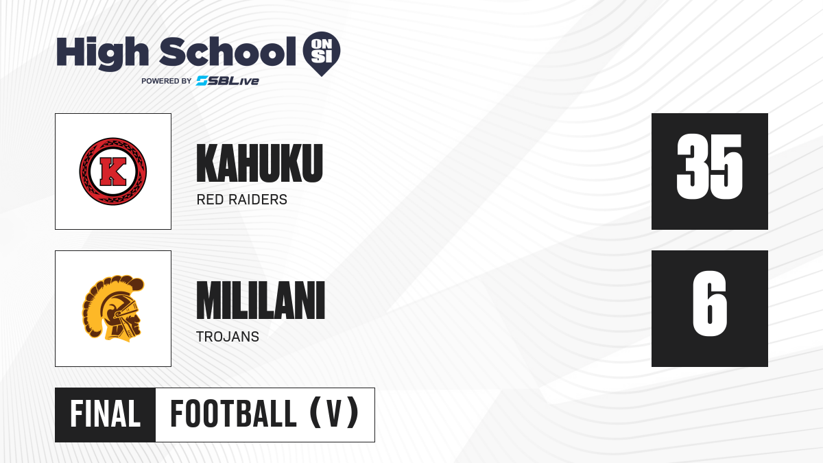 Kahuku vs Mililani Football Nov 1, 2024 High School On SI