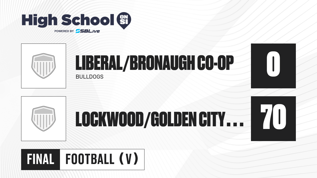 Liberal/Bronaugh Coop vs Lockwood/Golden City Coop Football Nov 8