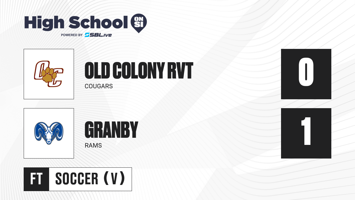 Old Colony RVT vs Granby Boys Soccer Nov 3, 2024 High School On SI