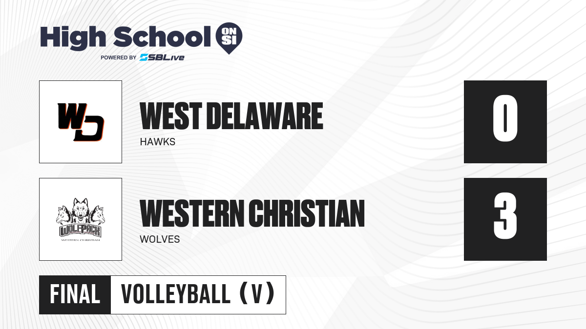 West Delaware vs Western Christian Girls Volleyball Nov 6, 2024