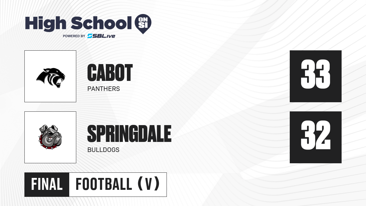 Cabot vs Springdale Football - Nov 15, 2024 - High School On SI