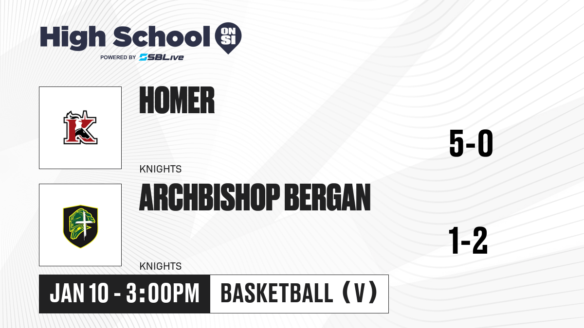 Homer vs Bergan Girls Basketball Jan 10, 2025 High