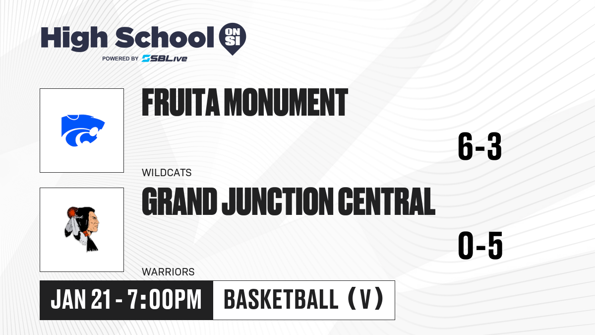 Fruita Monument vs Grand Junction Central Boys Basketball - Jan 21 ...