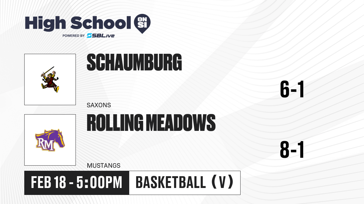 Schaumburg Vs Rolling Meadows Boys Basketball - Feb 18, 2025 - High ...