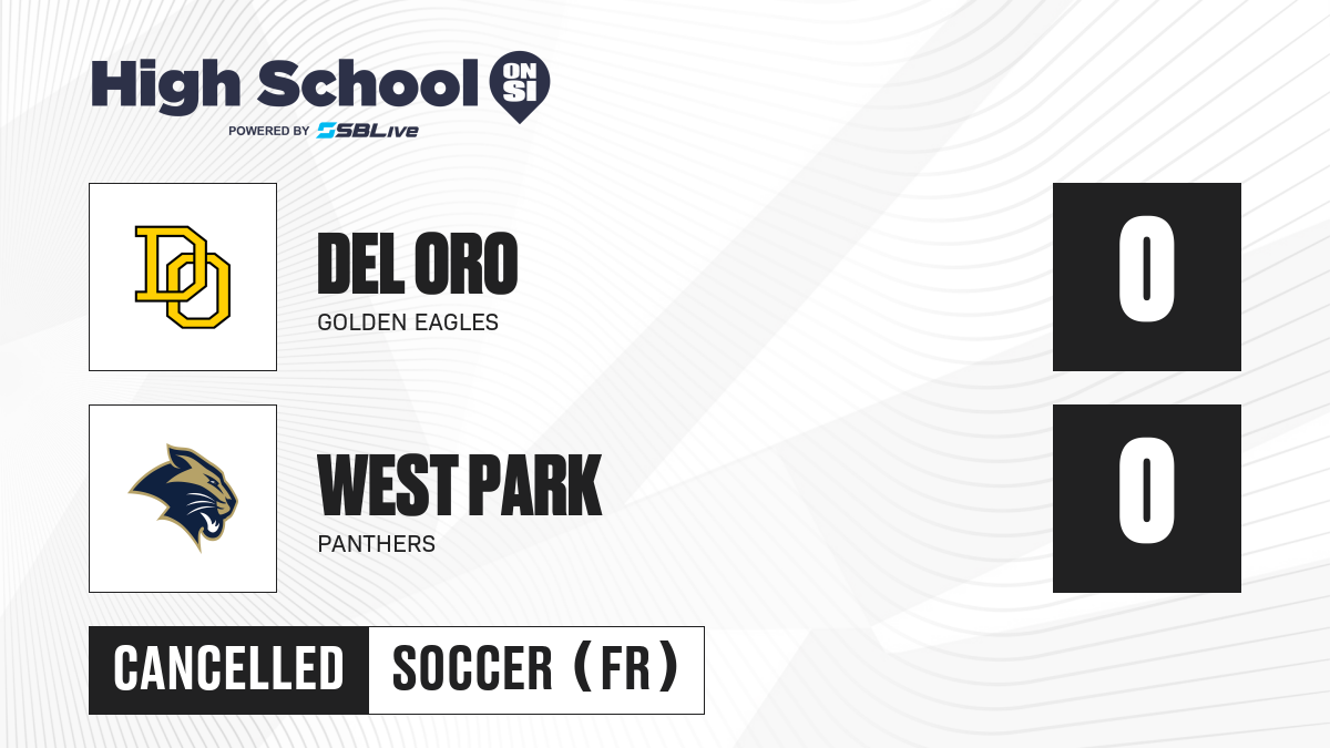 Del Oro vs West Park Fr Boys Soccer - Dec 13, 2024 - High School On SI