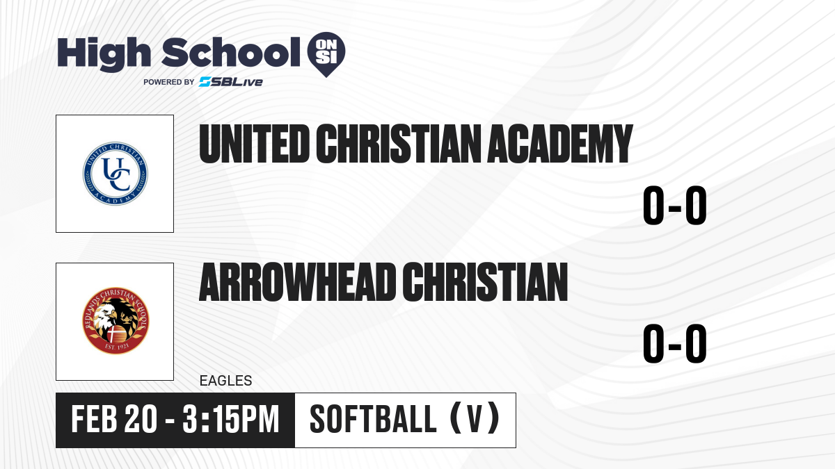 United Christian Academy vs Arrowhead Christian Softball Feb 20, 2025