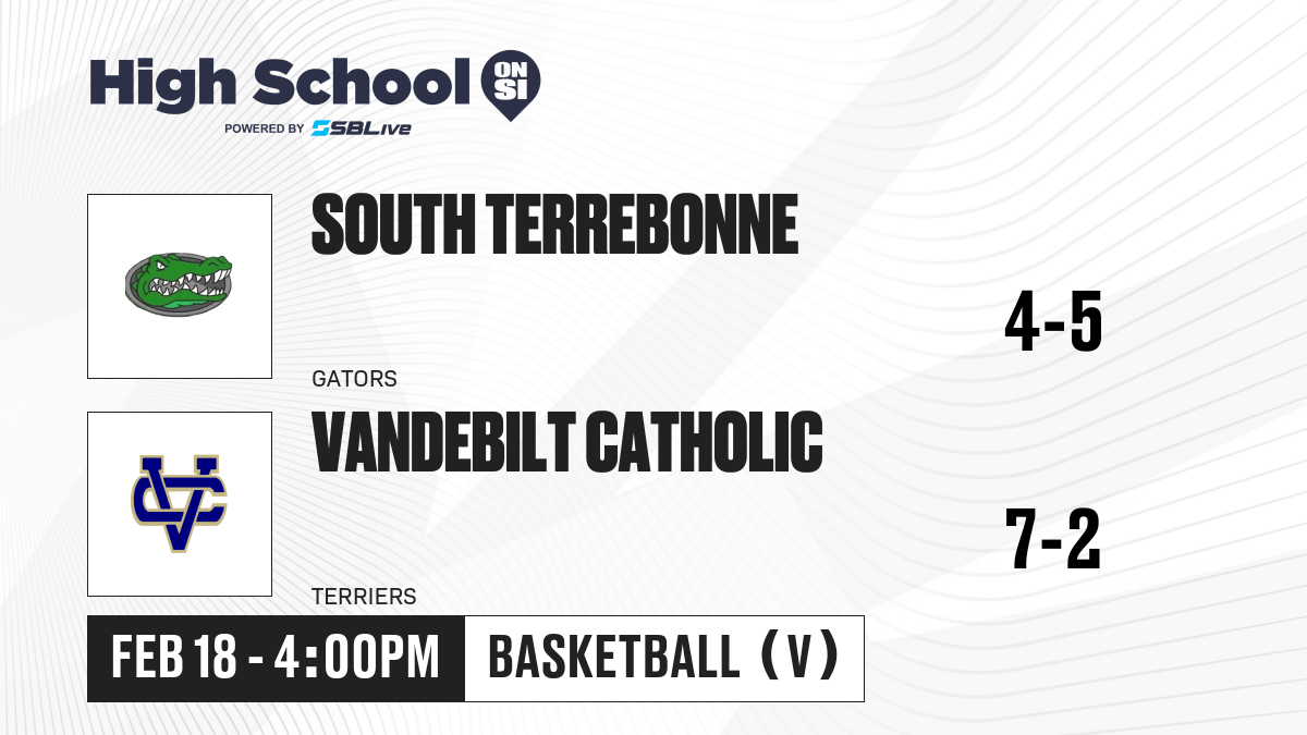 South Terrebonne vs Vandebilt Catholic Boys Basketball - Feb 18, 2025 ...