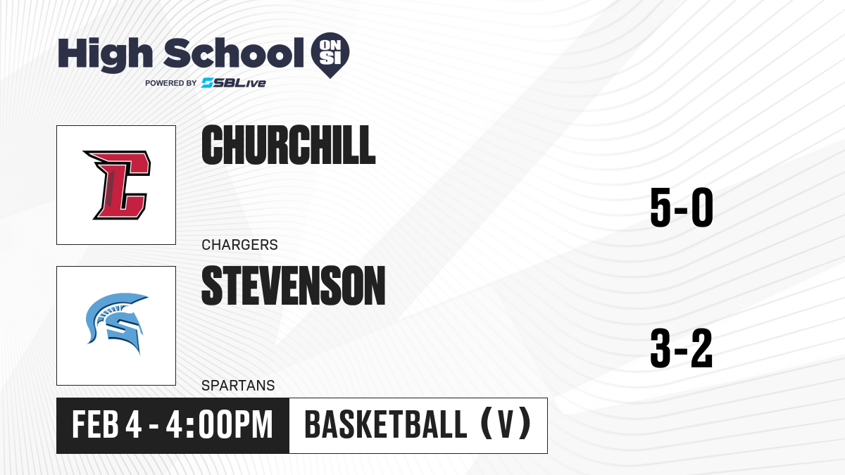 Churchill Vs Stevenson Boys Basketball - Feb 4, 2025 - High School On Si