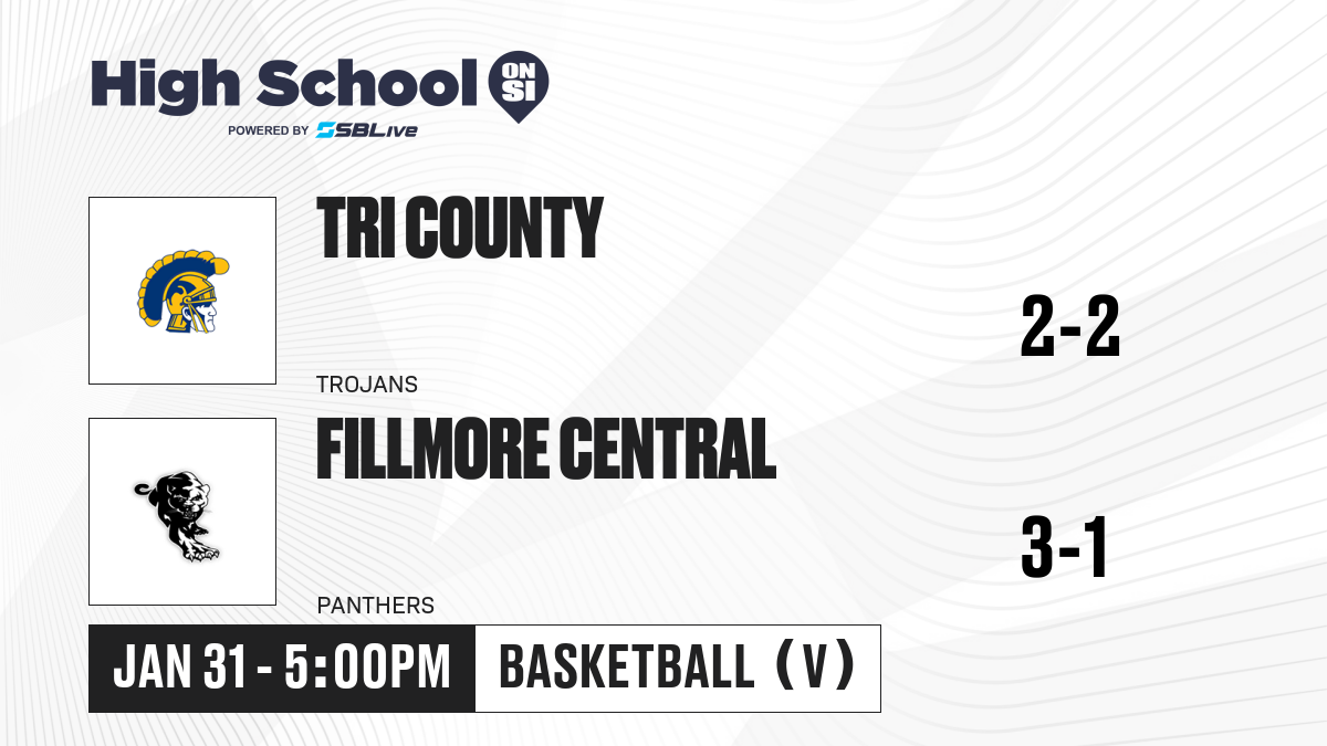 Tri County vs Fillmore Central Boys Basketball Jan 31, 2025 High